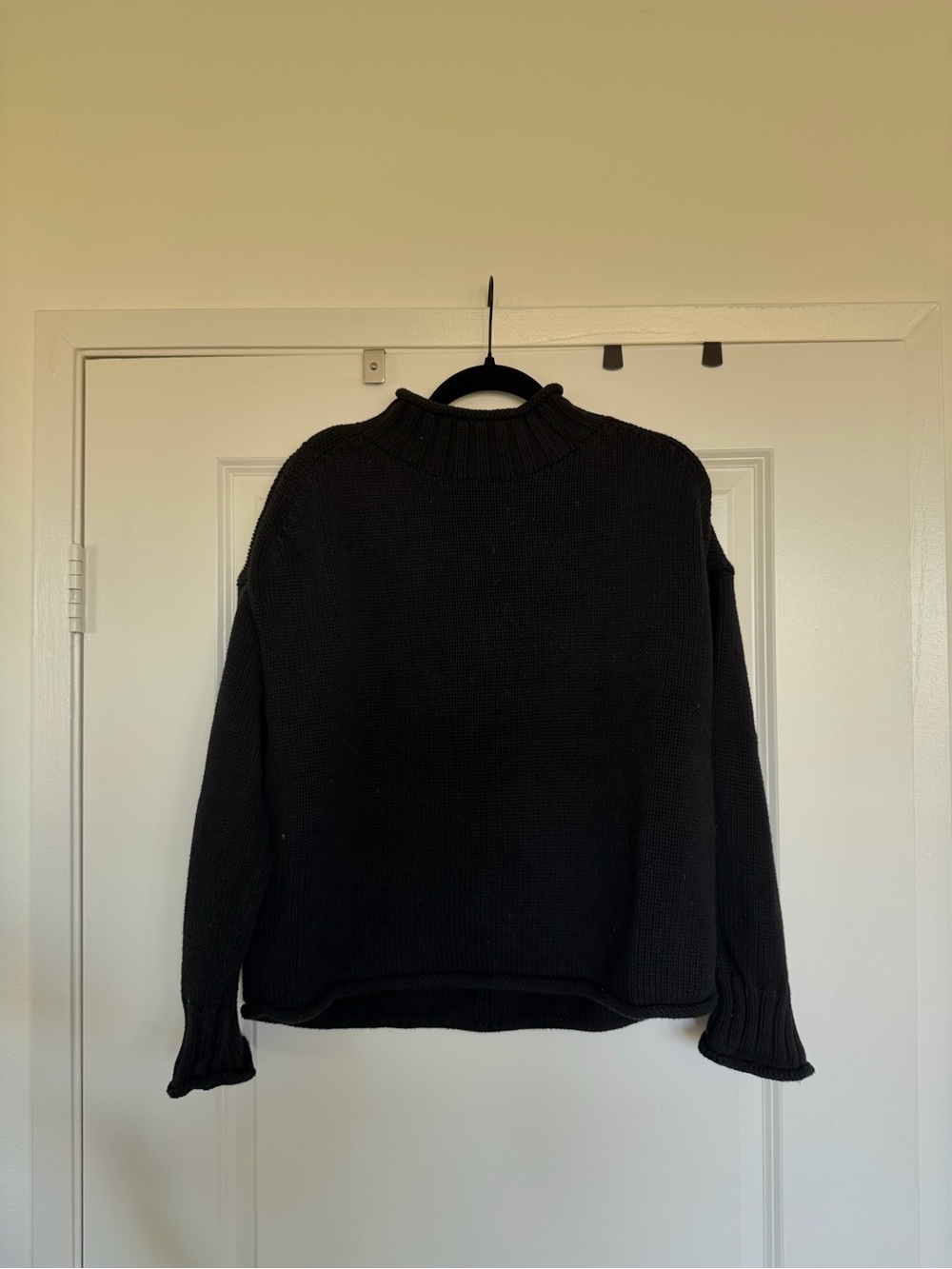Jcrew Rollneck Sweater Black